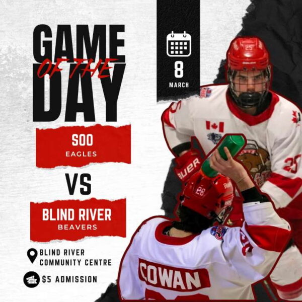 Sunday’s match against the Soo Eagles is $5.00 admission!