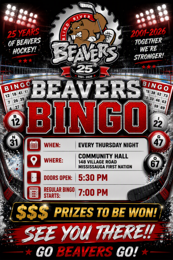 Beavers Bingo every Thursday!